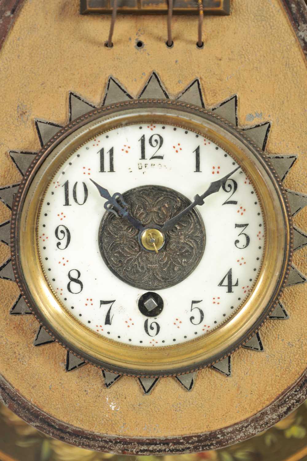 A RARE LATE 19TH CENTURY FRENCH SWINGING MYSTERY CLOCK OF LARGE SIZE - Image 3 of 12