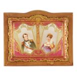 A LATE 19TH CENTURY FRENCH PORCELAIN PLAQUE