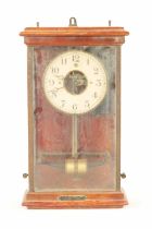 AN EARLY 20TH CENTURY FRENCH BULLE TYPE ELECTRIC CLOCK