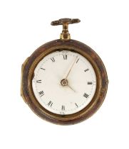 CURTIS DOUGHTY, WISBECH. A GEORGE III PAIR CASED VERGE POCKET WATCH