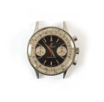 A GENTLEMAN’S 1960’S STEEL CASED BREITLING CHRONOMAT WRISTWATCH