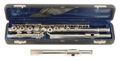 EVA KINGMA. A UNIQUE SOLID SILVER FLUTE MADE WITH HER UNCLE, THE RENOWNED DIRK KUIPER