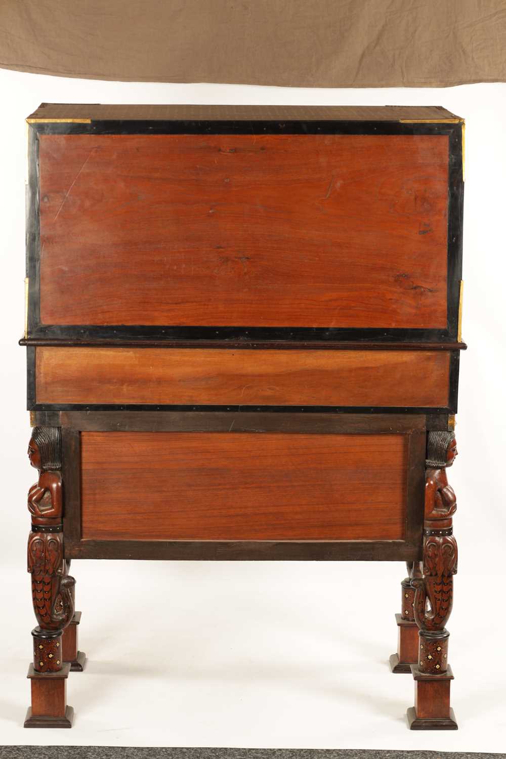 AN IMPORTANT LATE 17TH CENTURY INDO-PORTUGUESE IVORY INLAID PADOUCK AND EBONY COLLECTORS CABINET ON - Image 16 of 16