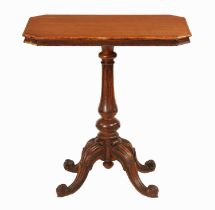 A 19TH CENTURY OAK OCCASIONAL TABLE IN THE MANNER OF GILLOWS