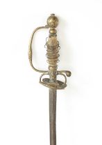 AN 18TH CENTURY CHILD'S HILTED SMALL SWORD