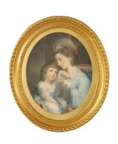 DANIEL GARDNER (BRITISH, 1750 - 1805) OVAL PASTEL PORTRAIT