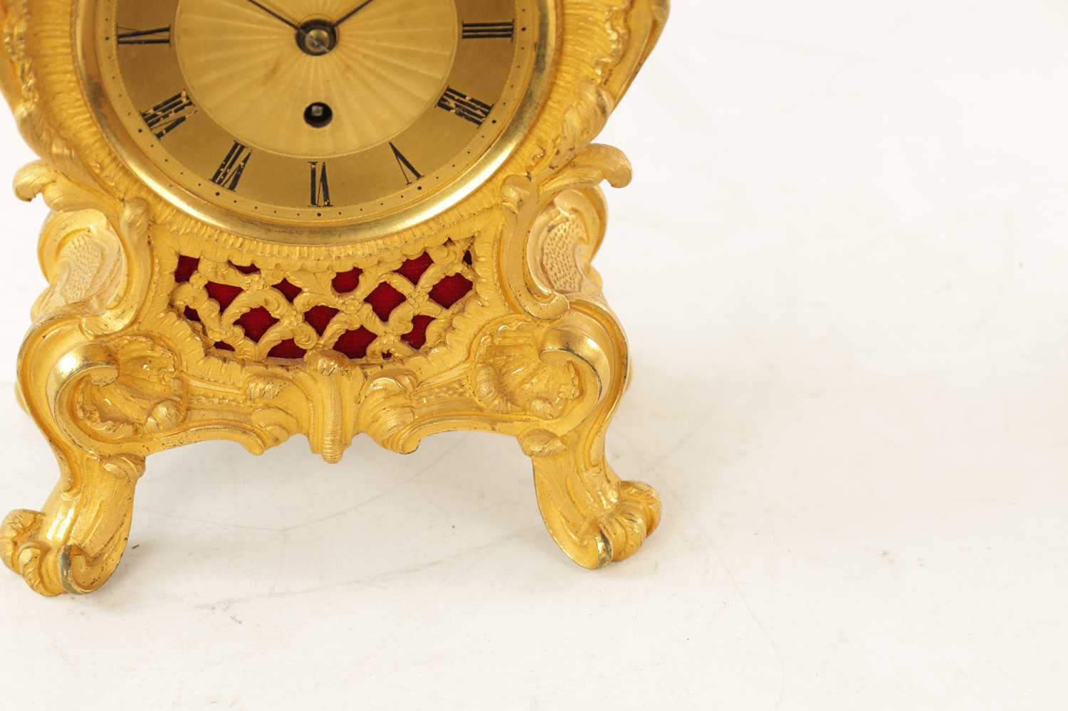 GANTHONY, CHEAPSIDE. AN ENGLISH REGENCY ORMOLU FUSEE MANTEL CLOCK - Image 5 of 11