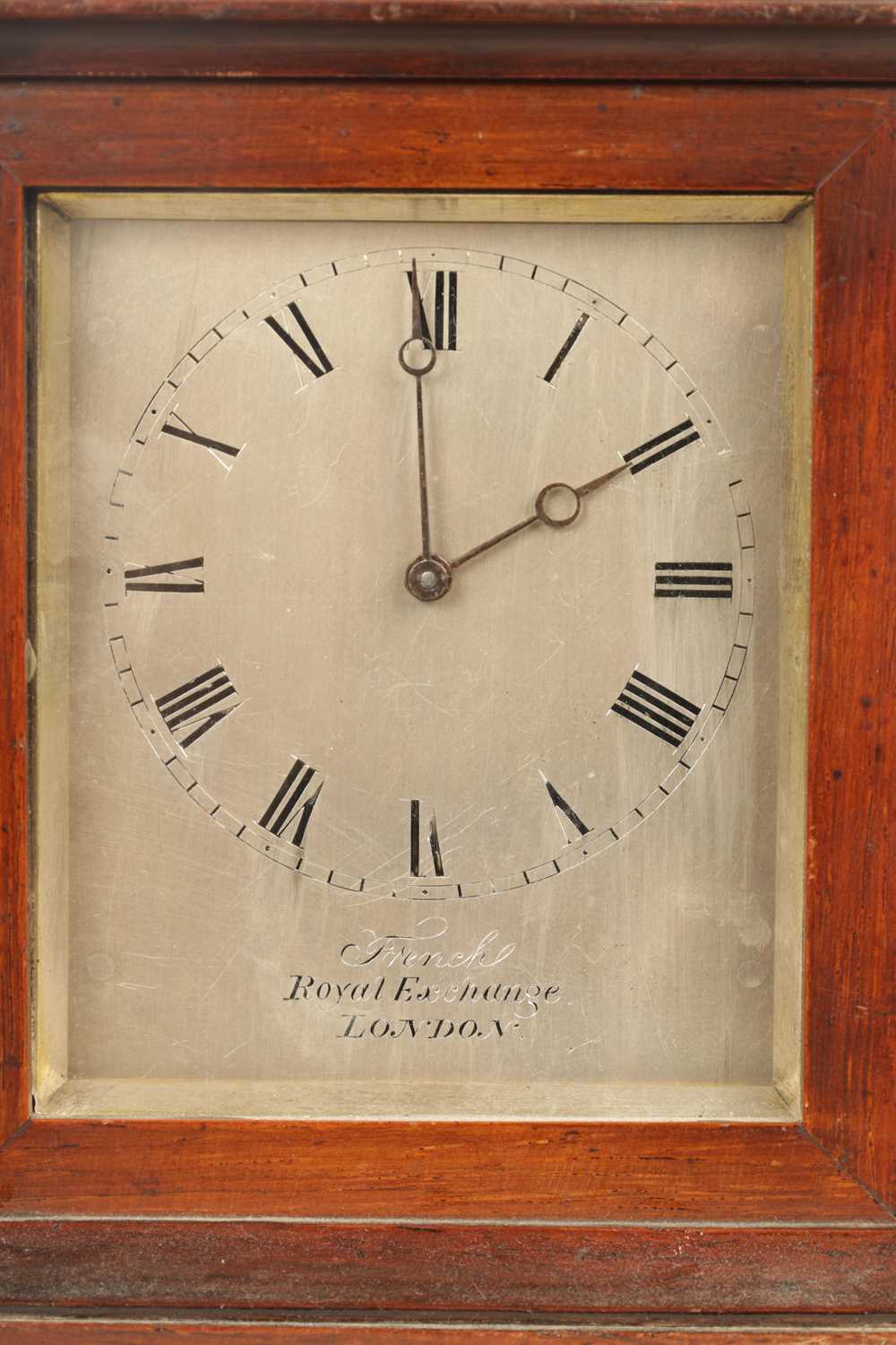 FRENCH, ROYAL EXCHANGE, LONDON. A SMALL CARRIAGE STYLE ENGLISH FUSEE MANTEL CLOCK - Image 13 of 14