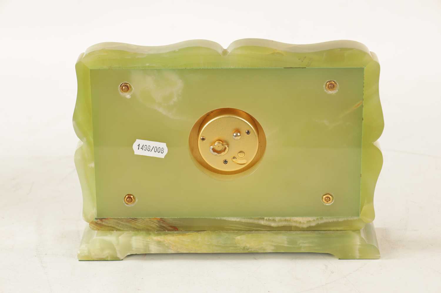 ELSINOR, A MID 20TH CENTURY ONYX CASED MANTEL CLOCK - Image 5 of 8