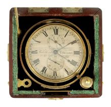 RICHARD HORNBY, LIVERPOOL, NO. 514. A SMALL REGENCY TWO-DAY MARINE CHRONOMETER