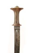 A MENELIK II (1889-1913) ETHIOPIAN GURADE/SABER WITH WILKINSON BLADE