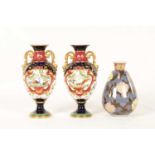 A PAIR OF EARLY 20TH CENTURY 'H.M & CO' PORCELAIN VASES
