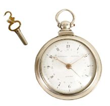 EARDLEY NORTON, LONDON. A GEORGE III SILVER PAIR CASED POCKET WATCH