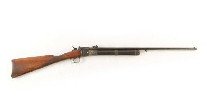 A LATE 19TH CENTURY GAS FILLED AIR RIFLE BY PAUL GIFFARD