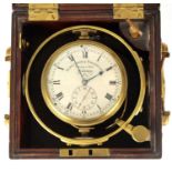 PARKINSON & FRODSHAM, CHANGE ALLEY, LONDON. No. 1753. A RARE EARLY 19TH CENTURY MARINE CHRONOMETER O