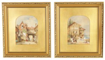 JAMES DUFFIELD HARDING, OWS (BRITISH, 1798-1863) A PAIR OF 19TH CENTURY WATERCOLOURS