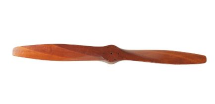 AN 20TH CENTURY LAMINATED MAHOGANY PROPELLOR