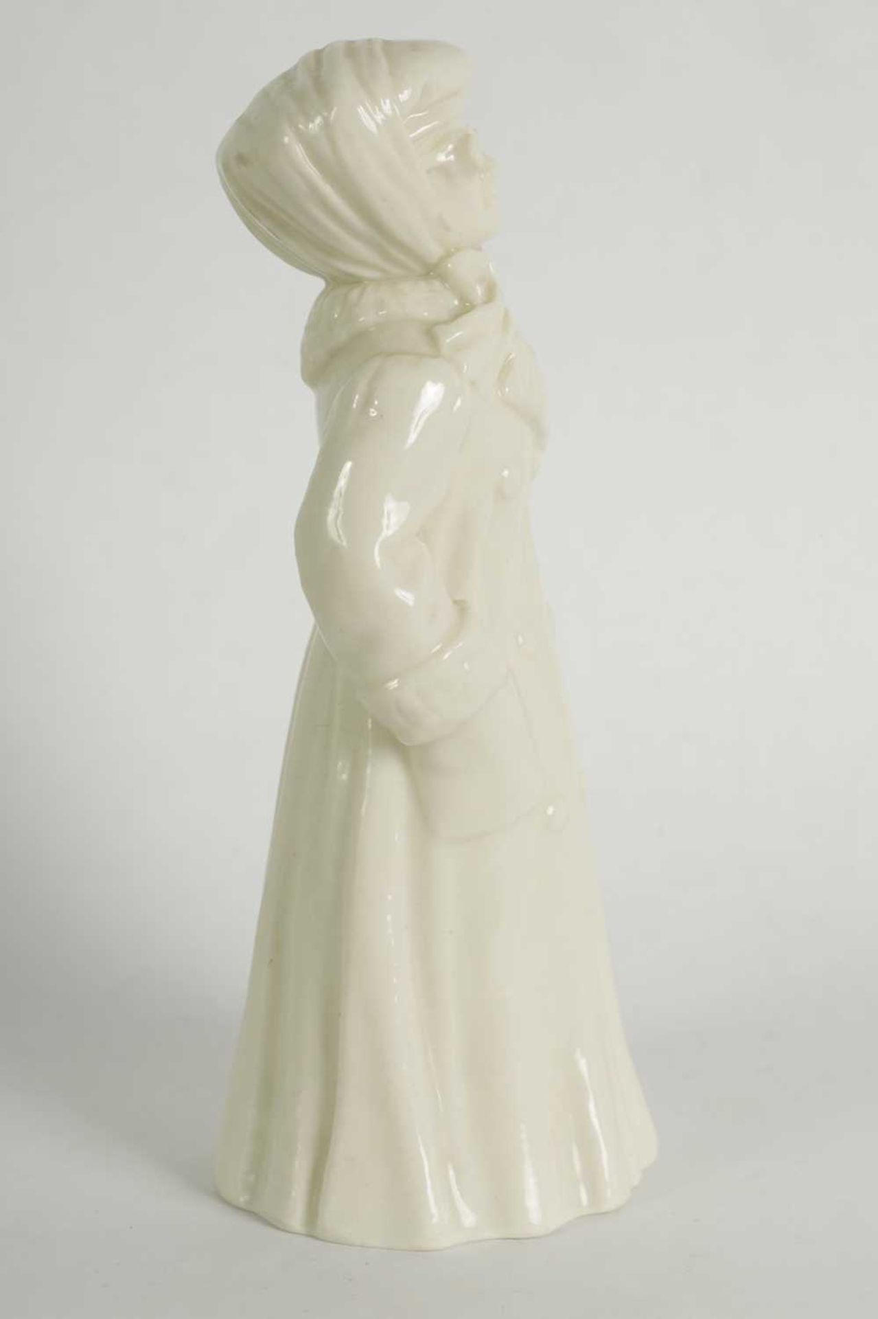 THE MOTORIST. A VERY RARE ROYAL WORCESTER PORCELAIN CANDLE EXTINGUISHER - Image 6 of 6