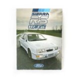 AN ORIGINAL FORD SIERRA RS COSWORTH VEHICLE SALES BROCHURE