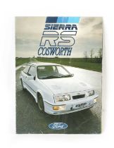 AN ORIGINAL FORD SIERRA RS COSWORTH VEHICLE SALES BROCHURE