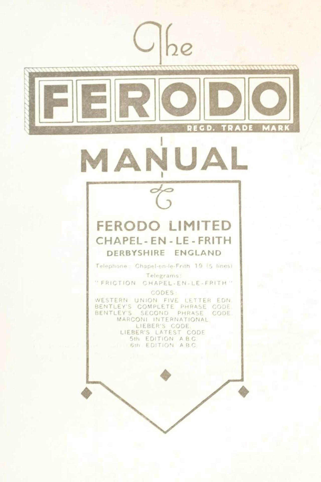 A VINTAGE 'THE FERODO MANUAL 1936' - Image 3 of 5