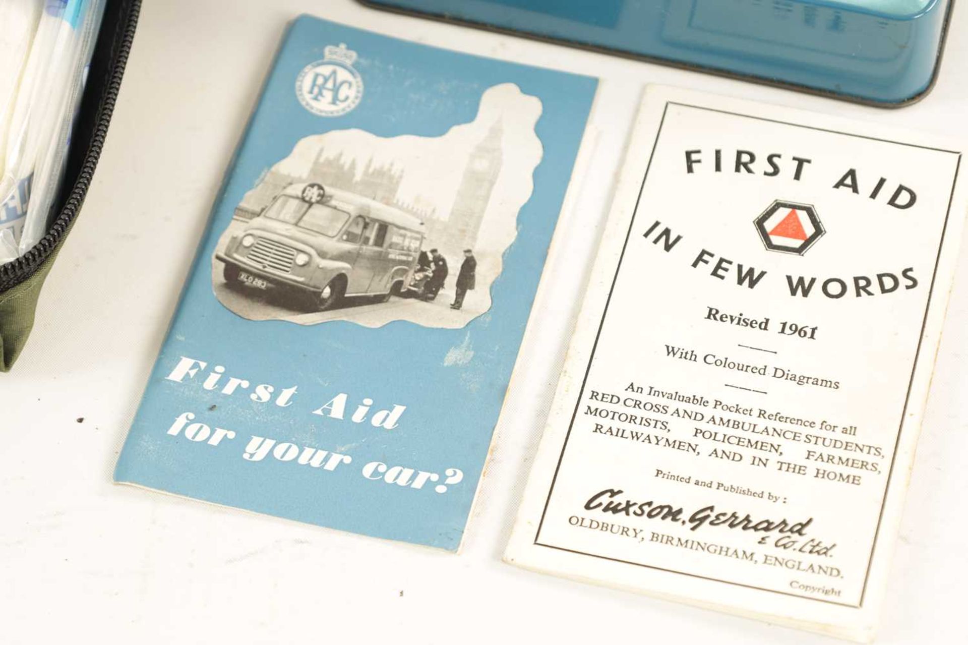 TWO VINTAGE MOTORIST FIRST AID KITS - Image 4 of 6