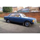 A 1981 MERCEDES 200 IN LABRADOR BLUE