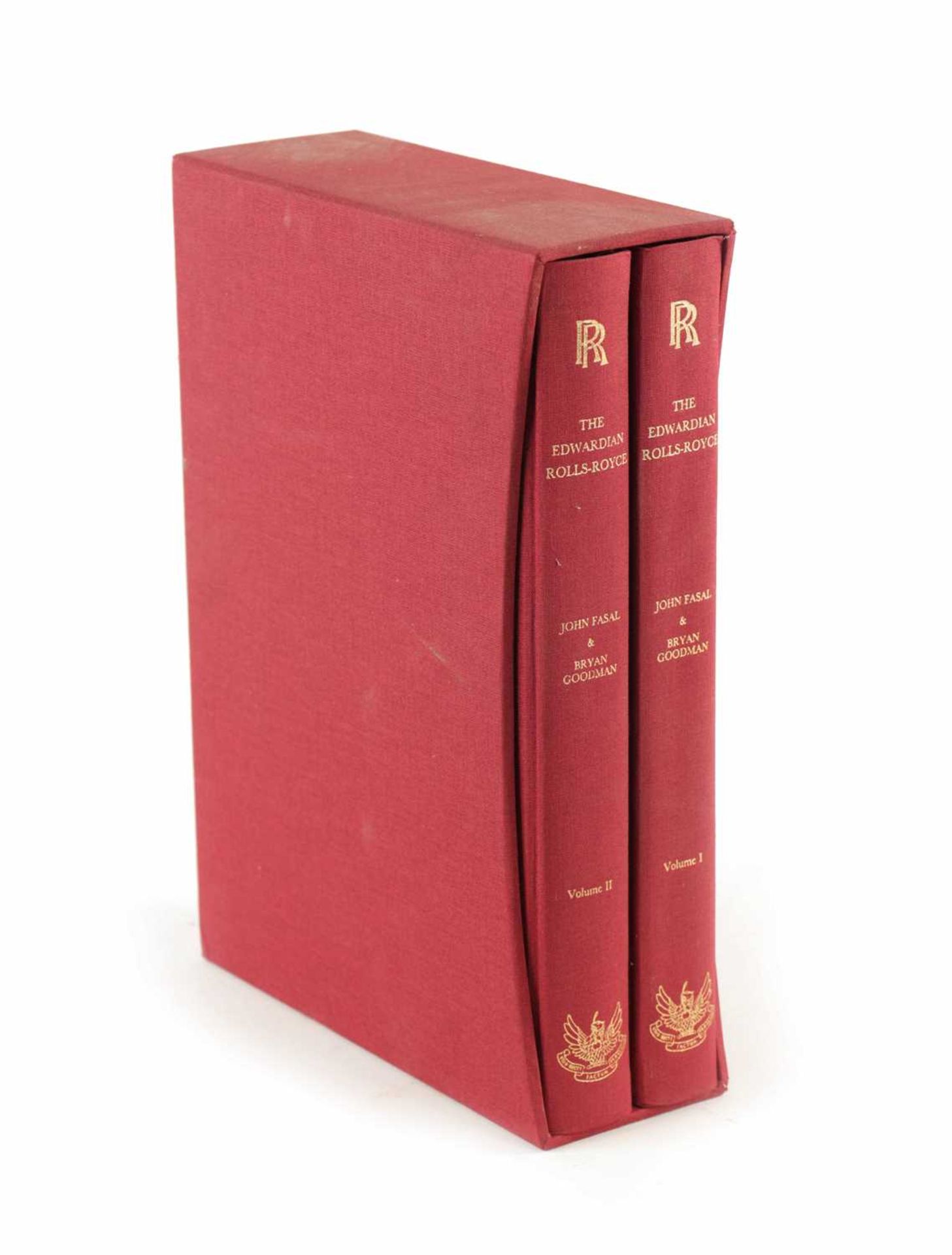 THE EDWARDIAN ROLLS-ROYCE. A PAIR OF HARDBACK BOOKS BY JOHN FASIL & BRYAN GOODMAN