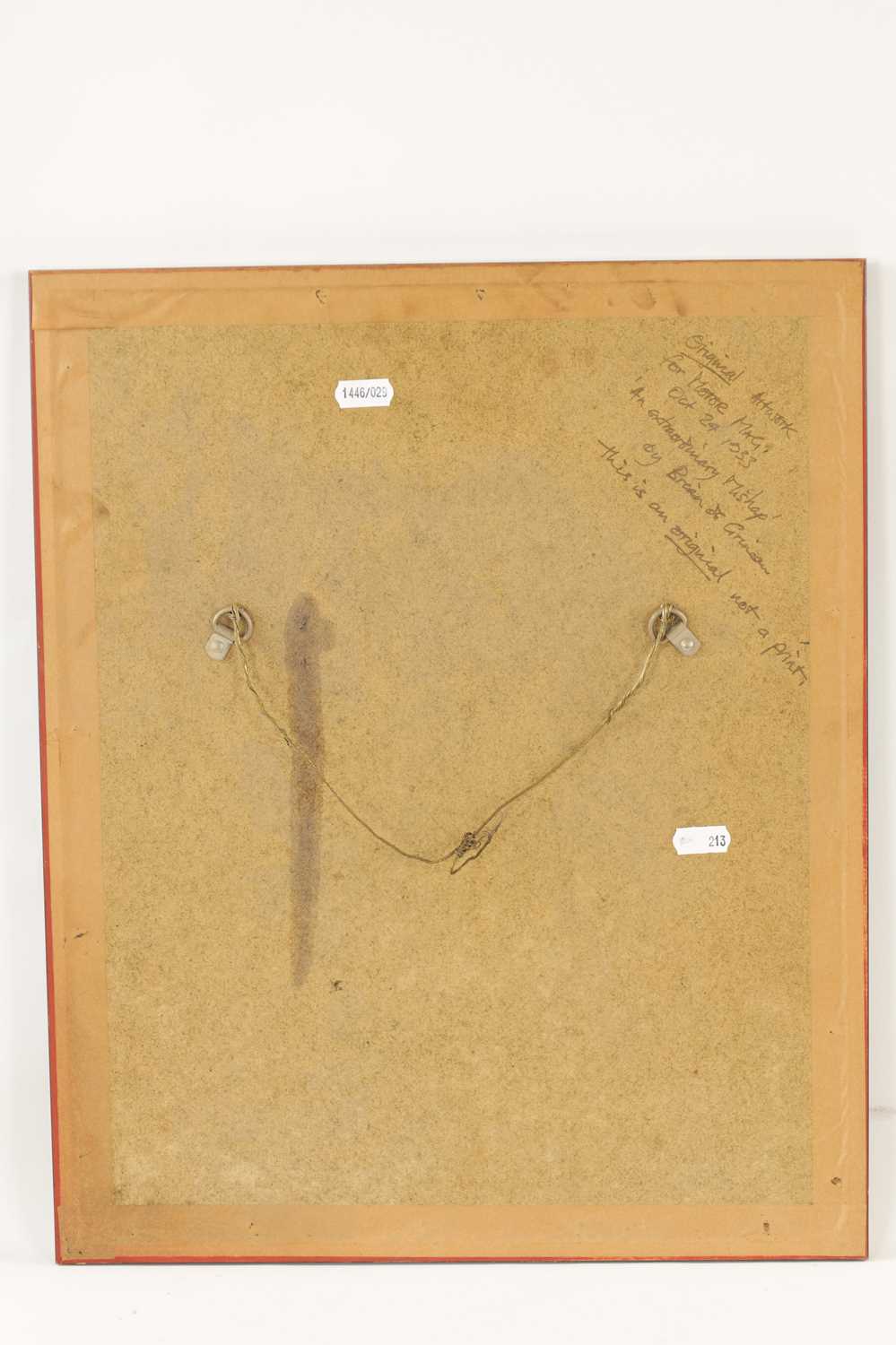 BRYAN DE GRINEAU. (1883-1957). ORIGINAL CHARCOAL . AN EXTRAORDINARY MISHAP - Image 8 of 8