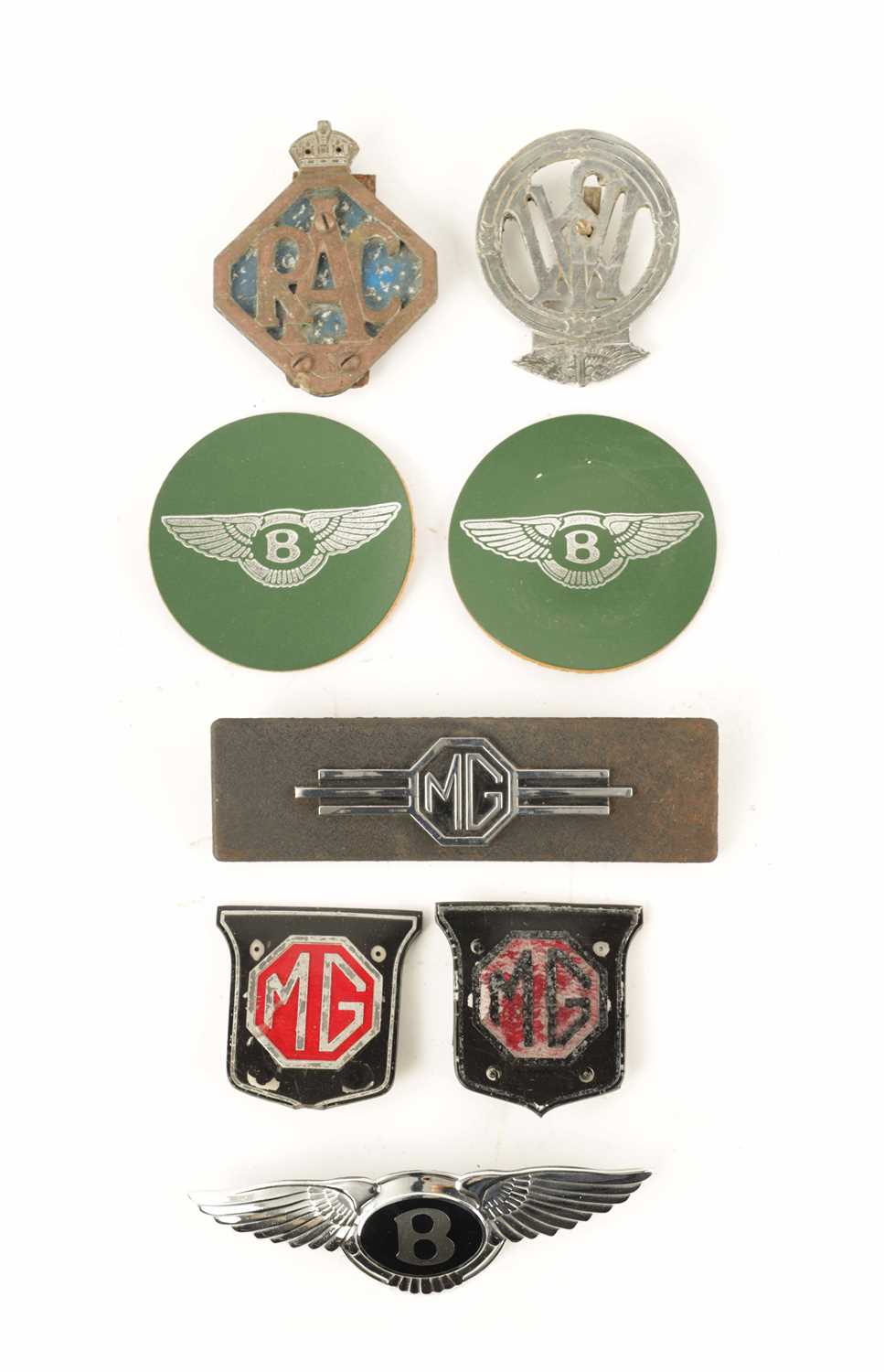A COLLECTION OF MOTORING BADGES