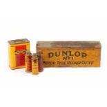 A COLLECTION OF VINTAGE DUNLOP TYRE REPAIR ACCESSORIES