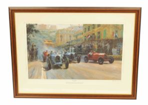 ‘RED AND BLUE’ SIGNED LIMITED EDITION PRINT AFTER ALAN FEARNLEY