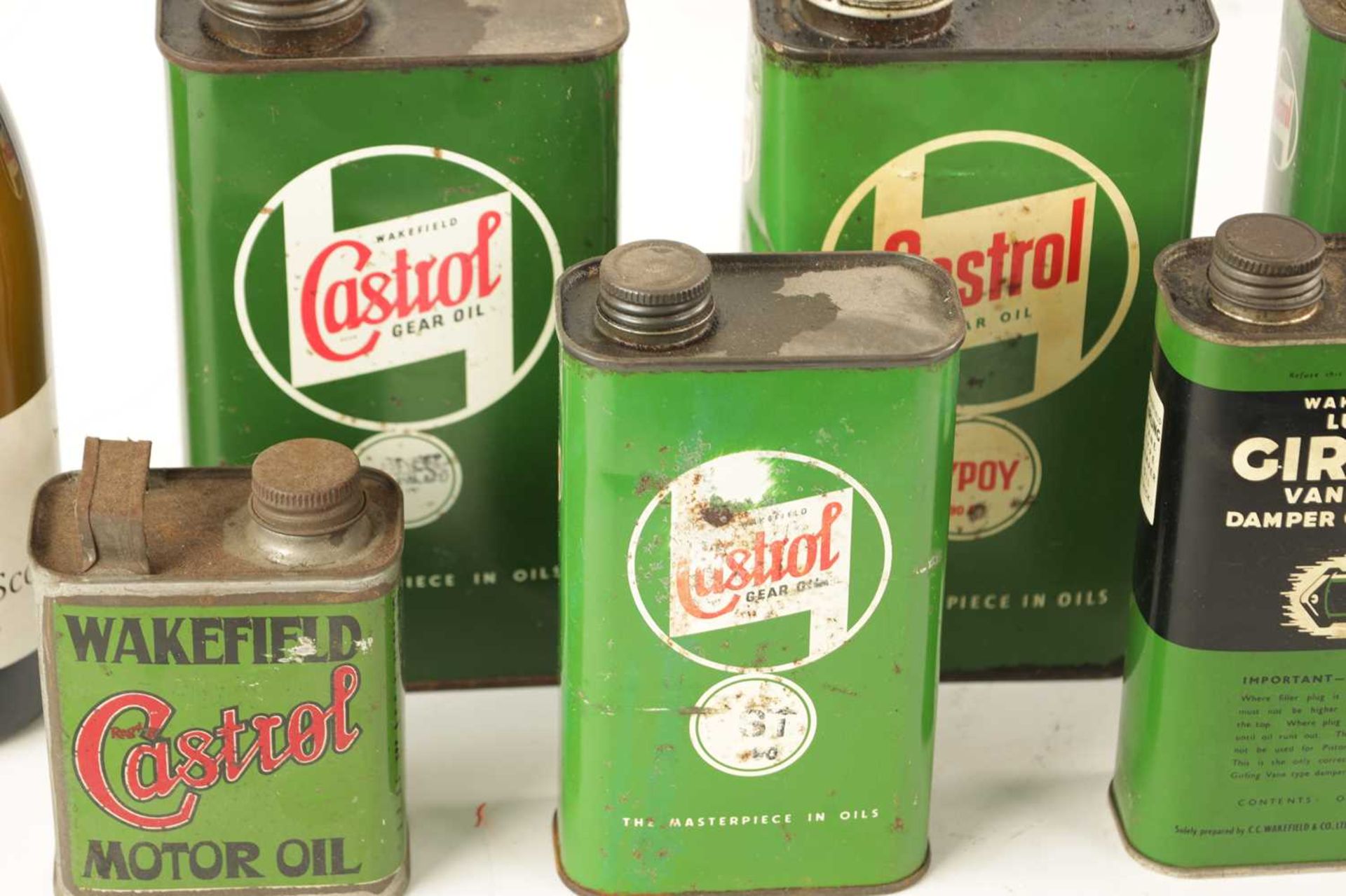 A COLLECTION OF SEVEN CASTROL OIL CANS - Image 4 of 6