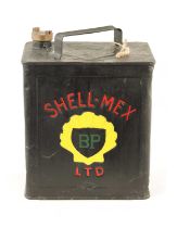 A VINTAGE 'SHELL BP' PETROL CAN