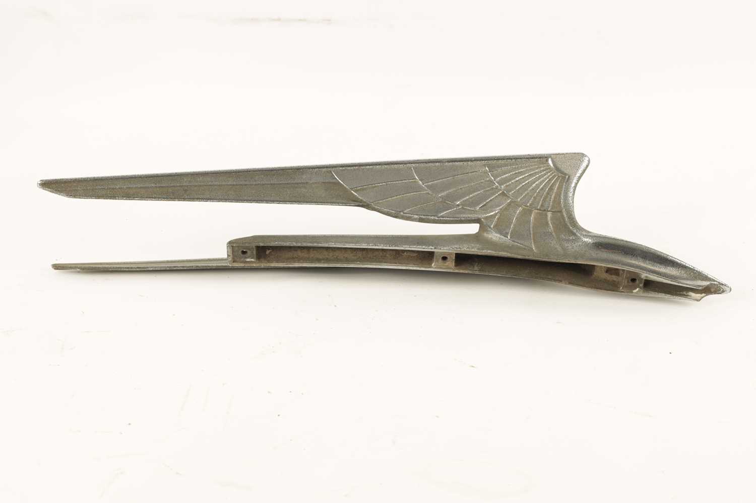 AN ART DECO CHROMED 'CADILAC WINGS' CAR MASCOT - Image 6 of 6