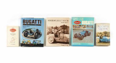 A COLLECTION OF FOUR BUGATTI HARDBACK BOOKS