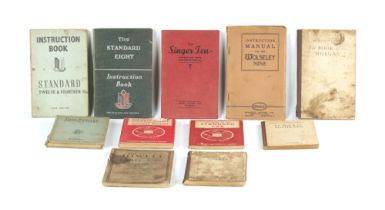 A COLLECTION OF 12 WORKSHOP MANUALS OF VARYING MANUFACTURERS