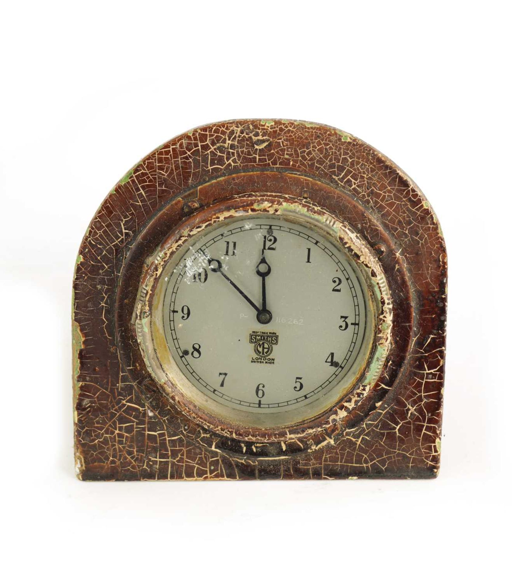 A 1920S SMITHS INSTRUMENT PANEL CLOCK