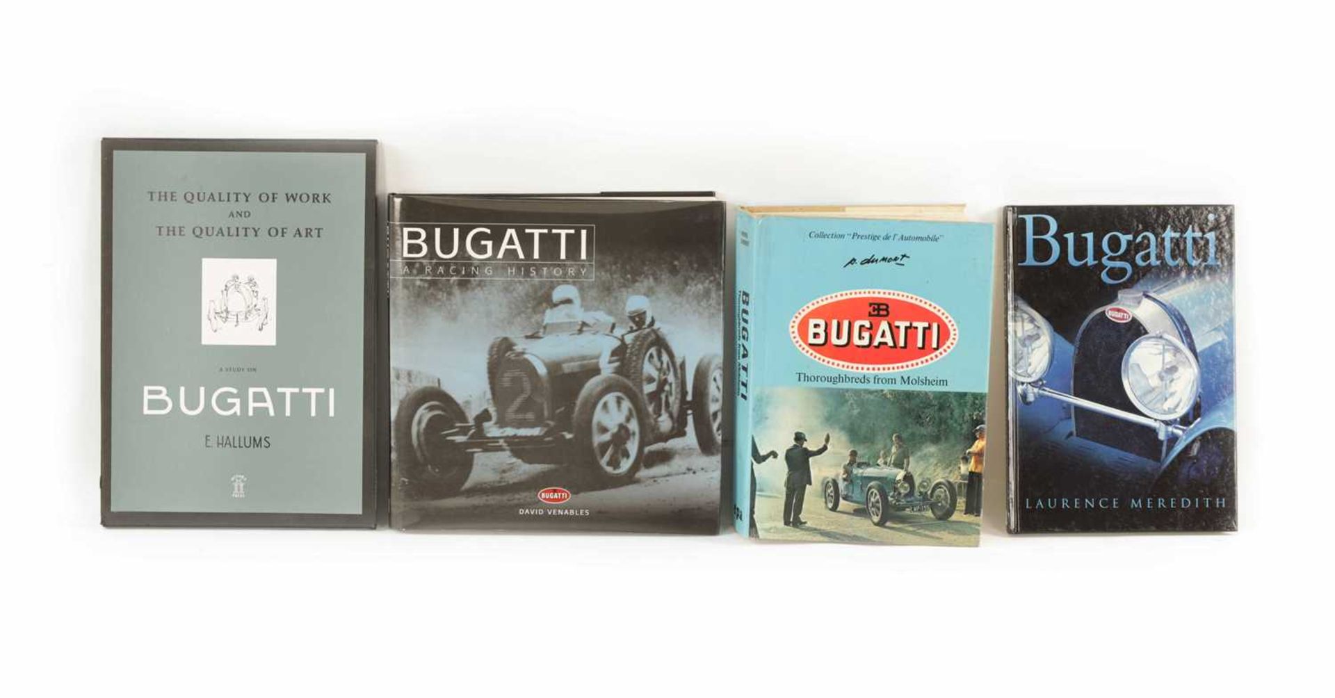 A COLLECTION OF FOUR BUGATTI BOOKS