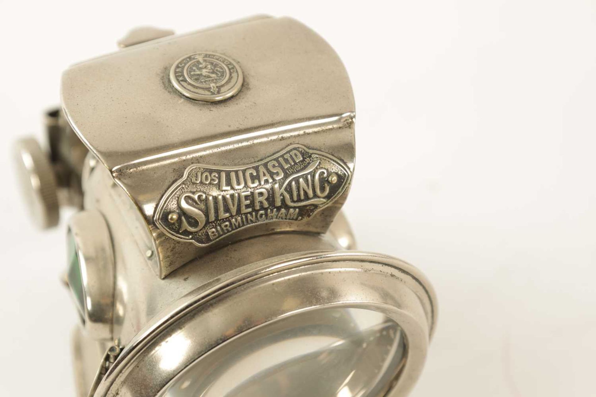 A VINTAGE LUCAS SILVER KING BIRMINGHAM CYCLE LIGHT - Image 2 of 8