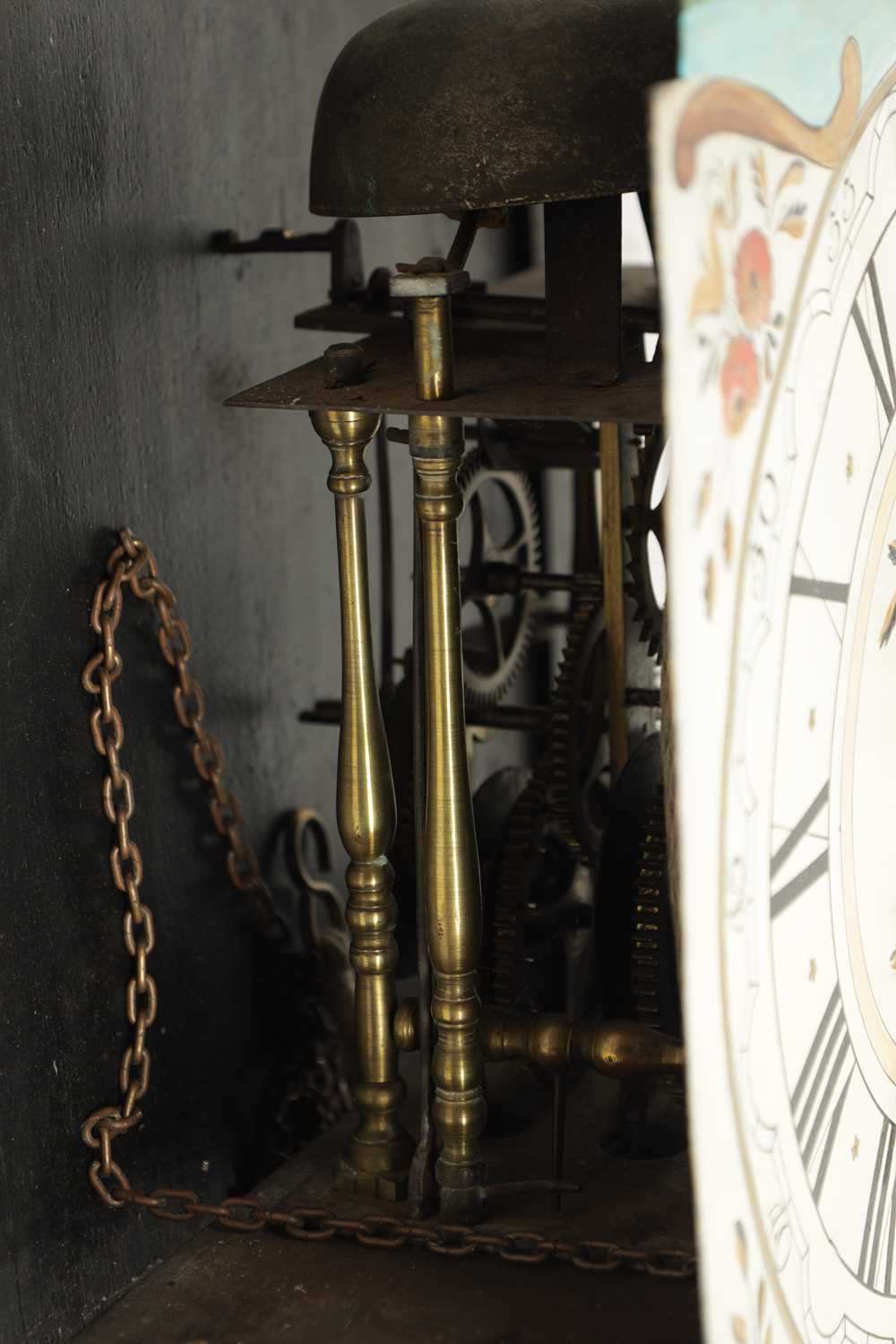 AN 18TH CENTURY DUTCH WALL CLOCK