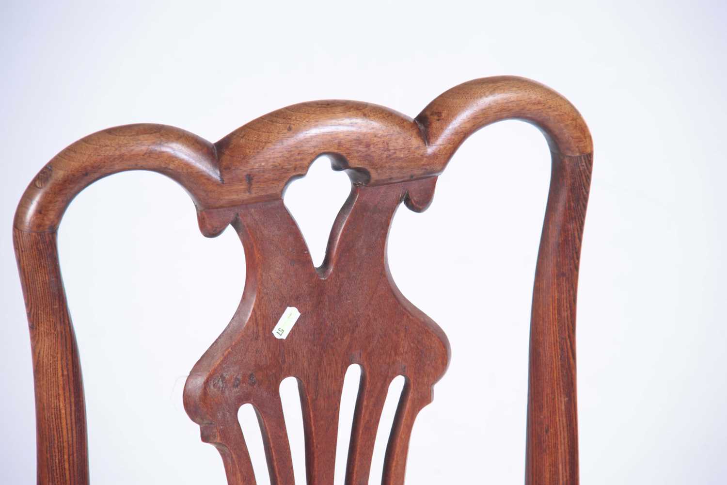 A MID 18TH CENTURY WALNUT SIDE CHAIR - Image 5 of 8