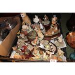 Collection of assorted Figurines inc. Leonardo Collection, Aynsley etc