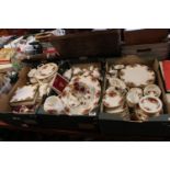 3 Large boxes of assorted Royal Albert Old Country Roses