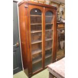 Large Glazed Cabinet with domed doors and carved decoration