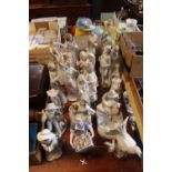 Collection of assorted Spanish Porcelain figurines