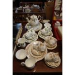 Colclough Ivy decorated Tea Set and a Queen Anne Tea Set