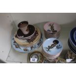 Collection of Brownie Downing collectors plates