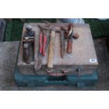Surveyors Kit and assorted Vintage Tools