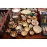 Collection of English & Continental Tea ware inc Coalport, Derby, Foley, Minton etc